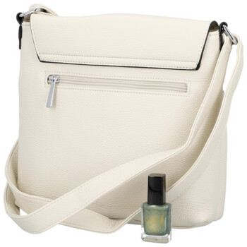 Dámska crossbody kabelka krémová - Paolo Bags Dilara