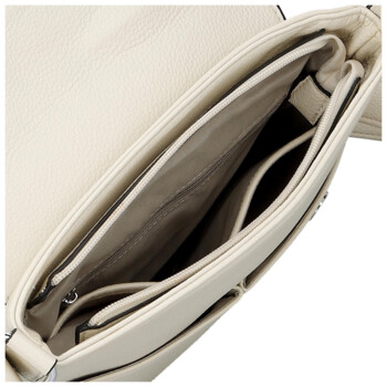 Dámska crossbody kabelka krémová - Paolo Bags Dilara