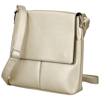 Dámska crossbody kabelka zlatá - Paolo Bags Dilara