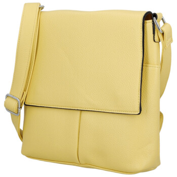 Dámska crossbody kabelka žltá - Paolo Bags Dilara