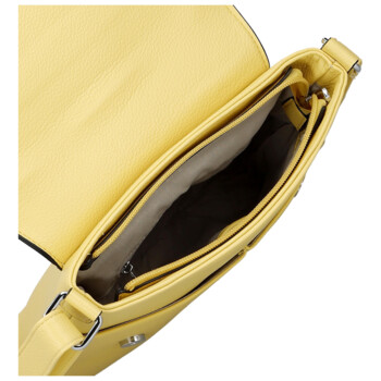 Dámska crossbody kabelka žltá - Paolo Bags Dilara
