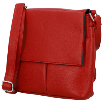 Dámska crossbody kabelka červená - Paolo Bags Dilara