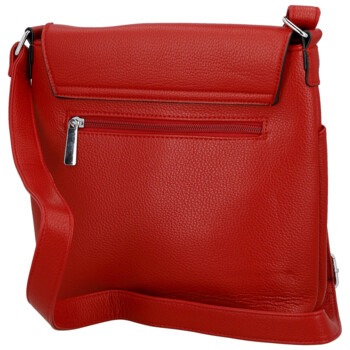 Dámska crossbody kabelka červená - Paolo Bags Dilara
