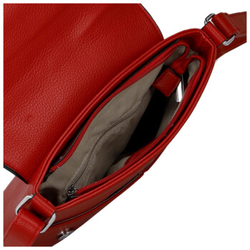 Dámska crossbody kabelka červená - Paolo Bags Dilara