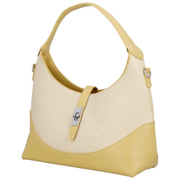 Dámska kabelka do ruky žltá - Paolo bags Grisel