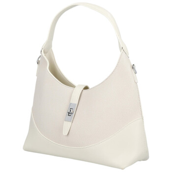Dámska kabelka do ruky krémová - Paolo bags Grisel