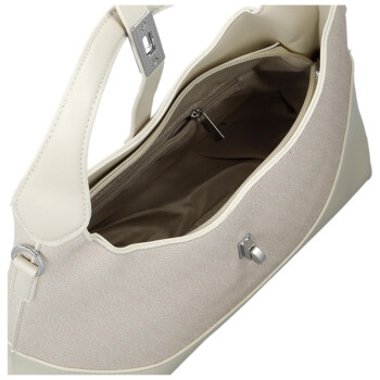 Dámska kabelka do ruky krémová - Paolo bags Grisel