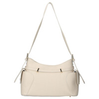 Dámska kožená kabelka cez rameno béžová - Delami Vera Pelle Slusch
