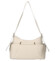 Dámska kožená kabelka cez rameno béžová - Delami Vera Pelle Slusch