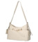 Dámska kožená kabelka cez rameno béžová - Delami Vera Pelle Slusch