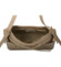 Dámska kožená kabelka cez rameno tmavo béžová - Delami Vera Pelle Slusch