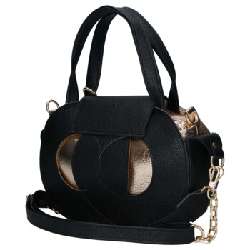 Dámska kabelka do ruky čierna - Laura Biaggi Selina