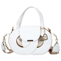 Dámska kabelka do ruky biela - Laura Biaggi Selina