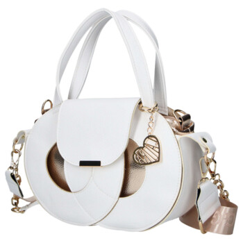 Dámska kabelka do ruky biela - Laura Biaggi Selina