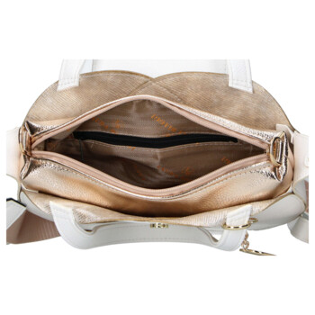 Dámska kabelka do ruky biela - Laura Biaggi Selina