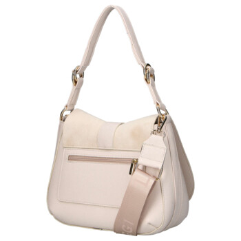 Dámska kabelka do ruky béžová - Laura Biaggi Serena