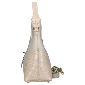 Dámska kožená kabelka béžová - Delami Vera Pelle Aria