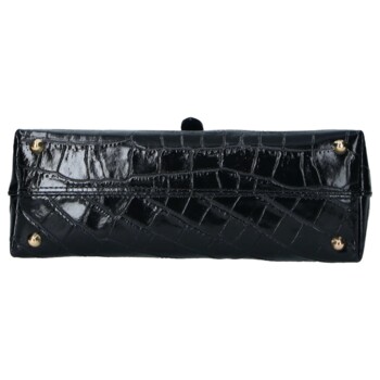 Dámska kožená kabelka čierna - Delami Vera Pelle Aria