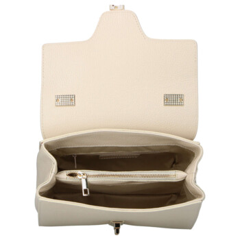 Dámska kožená kabelka do ruky béžová - Delami Vera Pelle Alessia