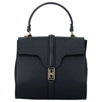 Dámska kožená kabelka do ruky čierna - Delami Vera Pelle Alessia