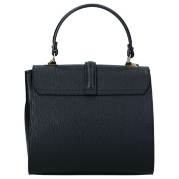 Dámska kožená kabelka do ruky čierna - Delami Vera Pelle Alessia