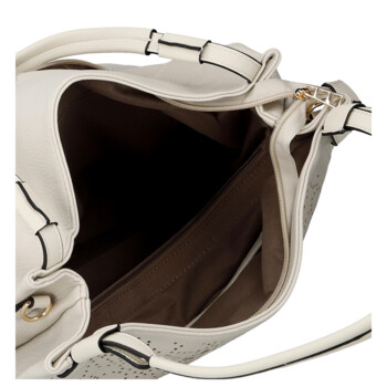 Dámska kabelka na rameno krémová - Firenze Berix