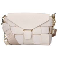 Dámska crossbody kabelka béžová - Laura Biaggi Saya