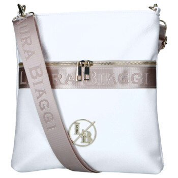 Dámska crossbody kabelka biela - Laura Biaggi Kiasa