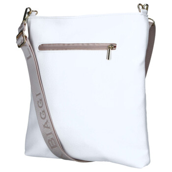 Dámska crossbody kabelka biela - Laura Biaggi Kiasa