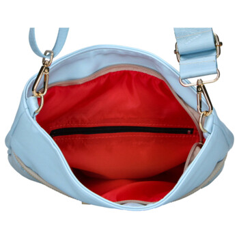 Dámska crossbody kabelka svetlo modrá - Laura Biaggi Kiasa