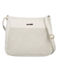 Dámska crossbody kabelka krémová - Firenze Mayra