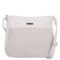 Dámska crossbody kabelka svetlo šedá - Firenze Mayra