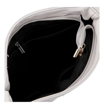 Dámska crossbody kabelka svetlo šedá - Firenze Mayra