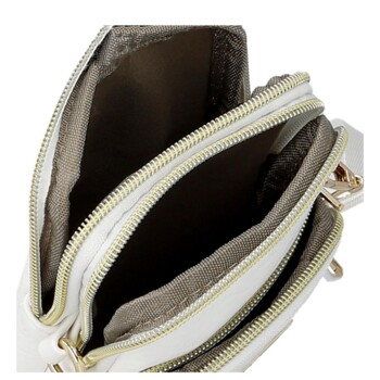 Dámska crossbody kabelka biela - Firenze Faria