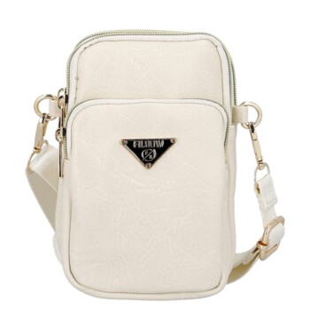 Dámska crossbody kabelka krémová - Firenze Faria