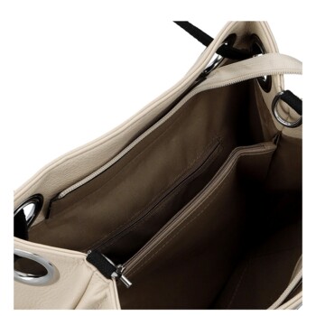 Dámska kabelka na rameno krémová - Firenze Antonie