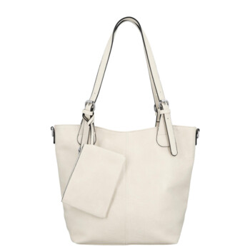 Dámska kabelka na rameno krémová - Firenze Anneli