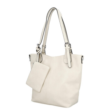 Dámska kabelka na rameno krémová - Firenze Anneli