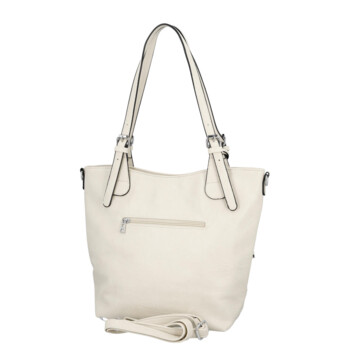 Dámska kabelka na rameno krémová - Firenze Anneli