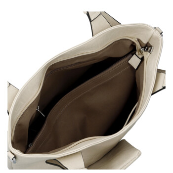 Dámska kabelka na rameno krémová - Firenze Anneli