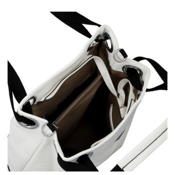 Dámska kabelka na rameno biela - Firenze Wayne