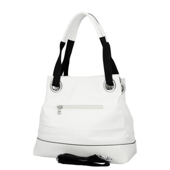 Dámska kabelka na rameno biela - Firenze Wayne