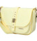 Dámska crossbody kabelka svetlo žltá - Laura Biaggi Gana