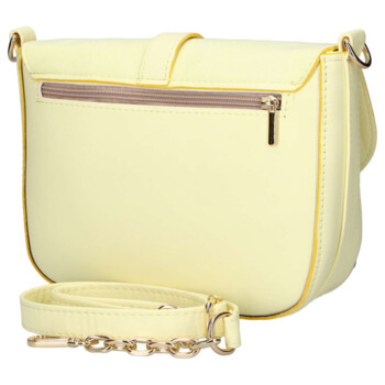 Dámska crossbody kabelka svetlo žltá - Laura Biaggi Gana