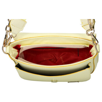 Dámska crossbody kabelka svetlo žltá - Laura Biaggi Gana