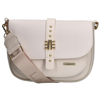 Dámska crossbody kabelka béžová - Laura Biaggi Gana