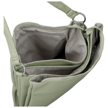 Dámska crossbody kabelka svetlo zelená - Paolo bags Amery