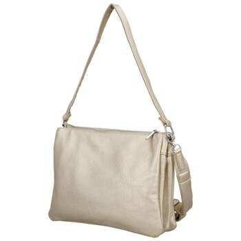 Dámska crossbody kabelka zlatá - Paolo bags Amery