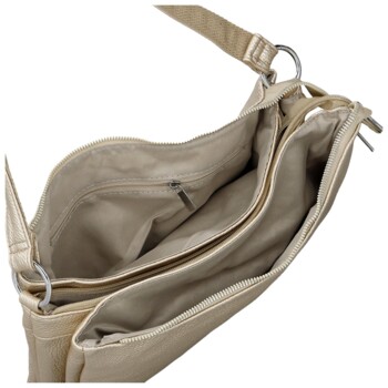 Dámska crossbody kabelka zlatá - Paolo bags Amery