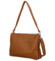 Dámska crossbody kabelka hnedá - Paolo bags Amery